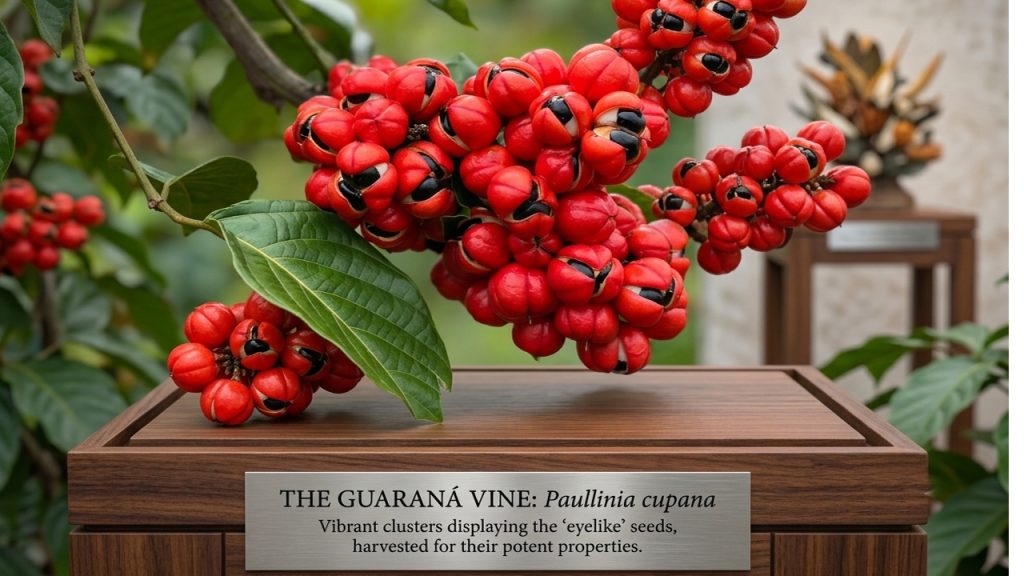 guarana planta y semilla