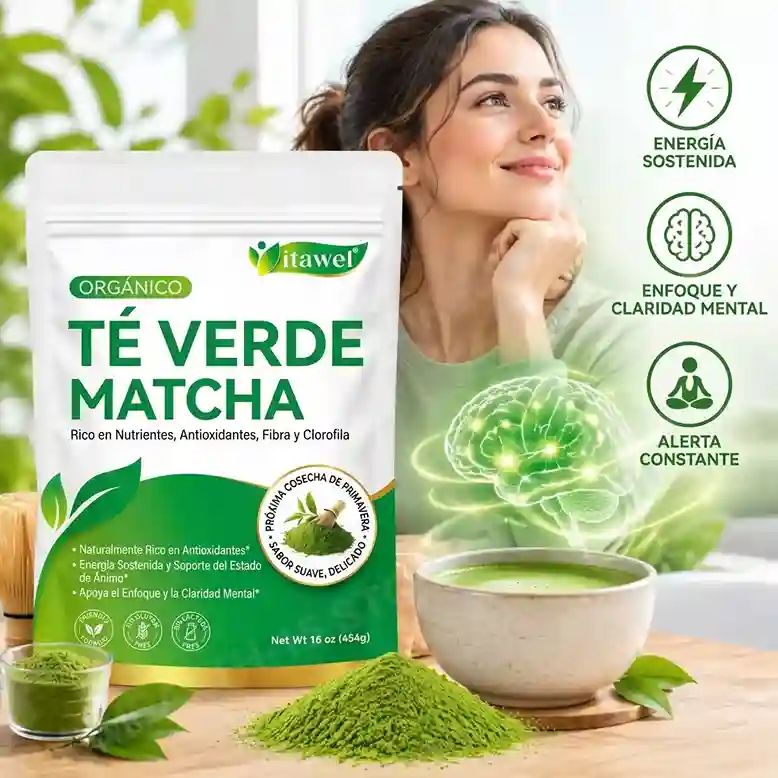 Té Verde Matcha Orgánico en Polvo